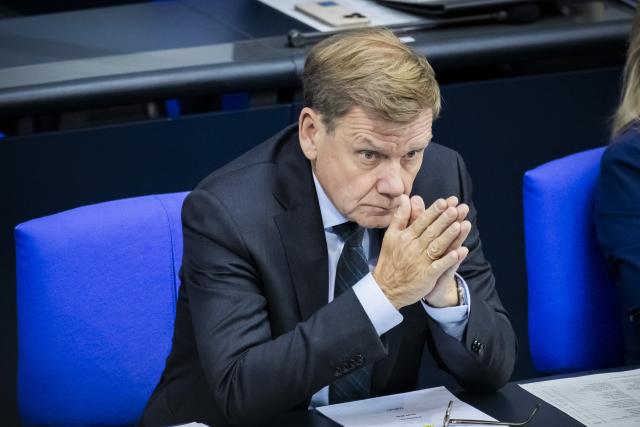 09 September 2026, Berlin: Johann Wadephul, Germany's Minister of Foreign Affairs, reacts during the general debate on the budget in the German Bundestag. Photo: Christoph Soeder/dpa