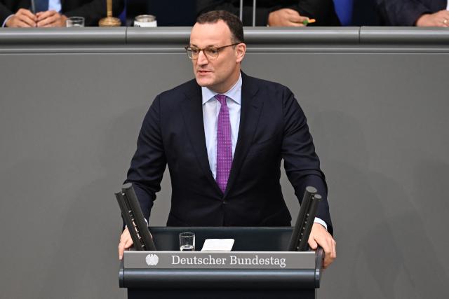 09 September 2026, Berlin: Jens Spahn, member of the Budget Committee, speaks during the general debate on the budget in the German Bundestag. Photo: Michael Brandt/dpa