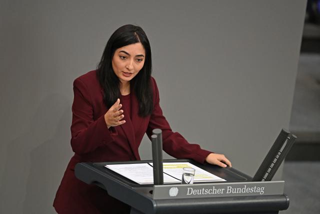 09 September 2026, Berlin: German Minister for Economic Cooperation and Development Reem Alabali Radovan speaks during the general debate on the budget in the German Bundestag. Photo: Michael Brandt/dpa