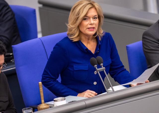 10 September 2026, Berlin: Julia Kloeckner, President of the German Bundestag, speaks in the Bundestag during deliberations on the 2027 federal budget. Photo: Michael Kappeler/dpa