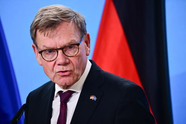 10 September 2026, Berlin: Johann Wadephul, Germany's Foreign Minister, speaks during a press conference at the conclusion of the ambassadors' conference at the Federal Foreign Office. Photo: Sebastian Gollnow/dpa