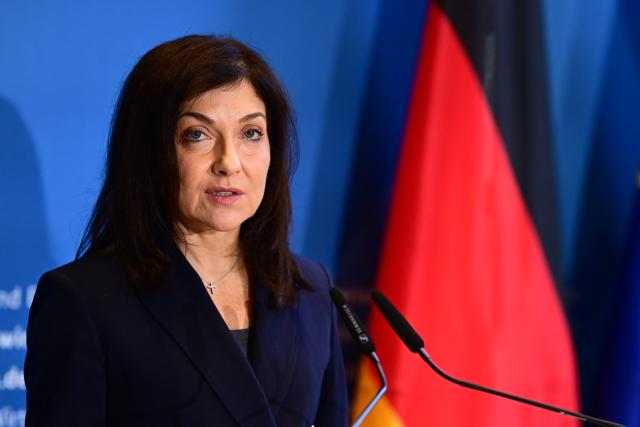 10 September 2026, Berlin: Katherina Reiche, German Minister for Economic Affairs and Energy, speaks during a press conference following a Security & Defense Industry Roundtable
held as part of the state visit by the President of the United Arab Emirates. Photo: Sebastian Gollnow/dpa