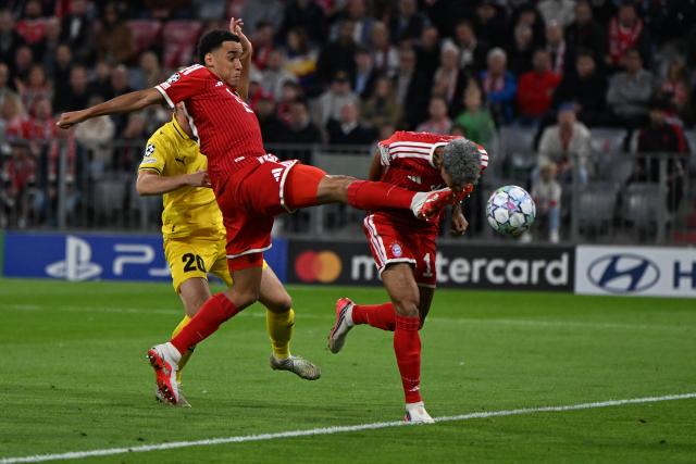 10 September 2026, Bavaria, Munich: Bayern Munich's Jamal Musiala (L) in action alongside Luis Diaz (R) during the UEFA Champions League group stage soccer match between Bayern Munich and FK Bodo/Glimt at Allianz Arena. Photo: Sven Hoppe/dpa