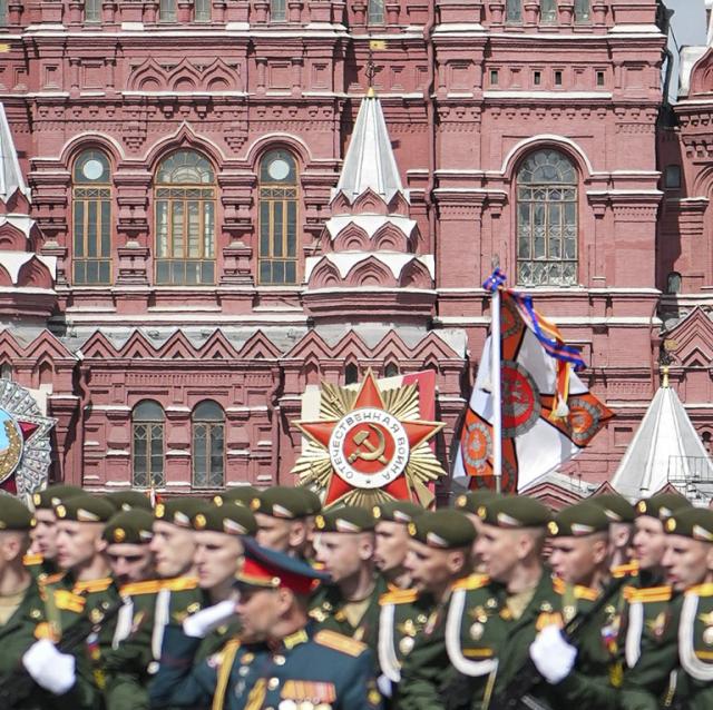(250509) -- MOSCOW, May 9, 2025 (Xinhua) -- Soldiers attend a grand parade marking the 80th anniversary of the victory in the Soviet Union's Great Patriotic War in Moscow, Russia, May 9, 2025. (Xinhua/Lai Xiangdong)