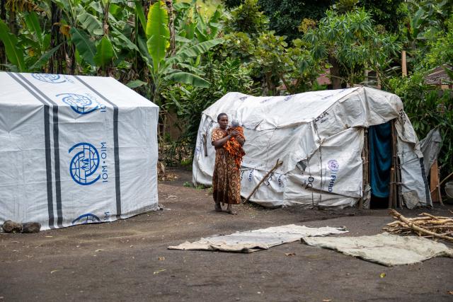 (250512) -- SAKE, May 12, 2025 (Xinhua) -- This photo taken on May 11, 2025 shows a village in Sake, a small town located 27 kilometers from Goma, the capital city of North Kivu province in the Democratic Republic of the Congo (DRC).
  Many residents of Sake were forced to flee their homes due to attacks by the rebel group known as M23. Though life is gradually returning to normal as they return home, they now face significant challenges such as damaged infrastructure and shortages of basic supplies. (Xinhua/Zheng Yangzi)