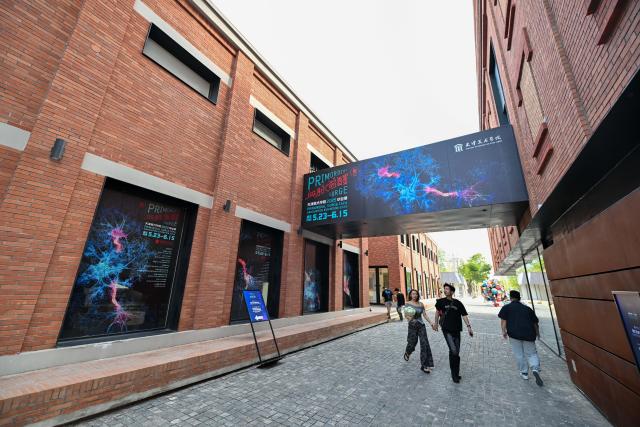 (250603) -- TIANJIN, June 3, 2025 (Xinhua) -- People visit a renovated exhibition area at Tianjin Academy of Fine Arts area in north China's Tianjin on June 2, 2025. Tianjin has actively implemented a renewal and upgrading program for central urban areas in recent years. A total of 40 urban renewal areas have been planned by far, focusing on the renovation of old residential areas, the protection and utilization of industrial relics and the reuse of idle assets.
   Through the urban area renewal, the city aims to improve people's living conditions, preserve and carry forward the historical heritage, promote the industrial renewal and expand new urban space, bringing vitality to the high-quality development of the region. (Xinhua/Sun Fanyue)
