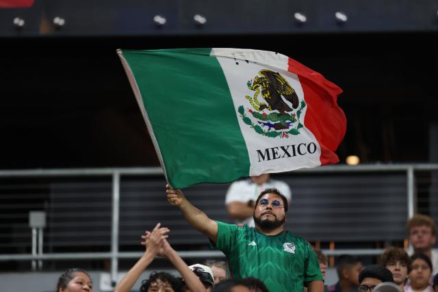(250702) -- ATLANTA, July 2, 2025 (Xinhua) -- A supporter of CF Monterrey reacts before the round of 16 match between Borussia Dortmund of Germany and CF Monterrey of Mexico at the FIFA Club World Cup 2025 at the Mercedes-Benz Stadium, Atlanta, Georgia, the United States, July 1, 2025. (Xinhua/Li Ming)