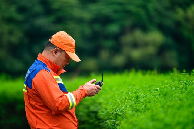 (250704) -- GUIYANG, July 4, 2025 (Xinhua) -- A forest ranger uses a drone to monitor the Changpoling Forest Farm in Guiyang, southwest China's Guizhou Province, July 1, 2025.
  The forest farm, established in 1914, covers over 800 hectares. For over a century, forest rangers at the farm have dedicated themselves to planting trees and guarding the woodland. 
  It is a national-level forest park in Guiyang and serves as a key part of a green belt circling the city. (Xinhua/Yang Wenbin)