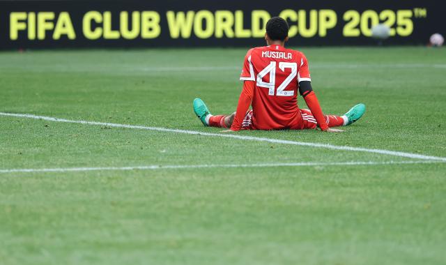 (250706) -- ATLANTA, July 6, 2025 (Xinhua) -- Jamal Musiala of FC Bayern Munich is seen during the quarterfinal match between Paris Saint-Germain (FRA) and FC Bayern Munich (GER) at the FIFA Club World Cup 2025 at the Mercedes-Benz Stadium, Atlanta, Georgia, the United States, July 5, 2025. (Xinhua/Li Ming)