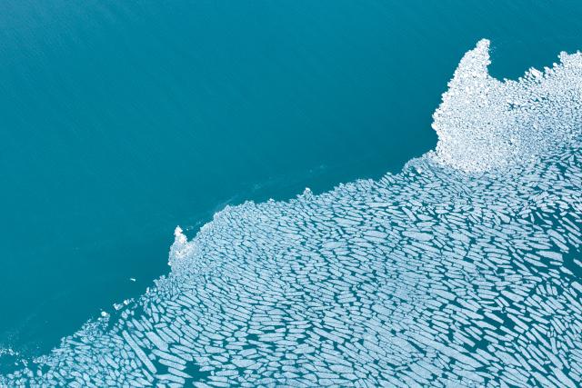 (250712) -- XINING, July 12, 2025 (Xinhua) -- An aerial drone photo taken on April 11, 2024 shows a snow scenery of Qinghai Lake in northwest China's Qinghai Province. (Xinhua/Zhang Long)