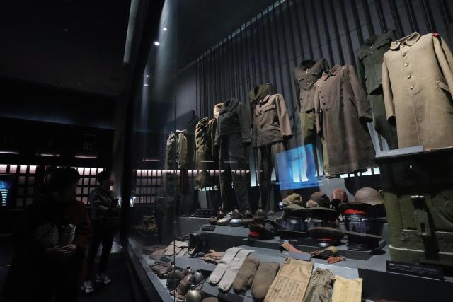 (250918) -- HARBIN, Sept. 18, 2025 (Xinhua) -- People visit the Exhibition Hall of Evidence of Crimes Committed by Unit 731 of the Japanese Imperial Army in Harbin, capital of northeast China's Heilongjiang Province, Sept. 18, 2025. "The real history is far more brutal than what the film can depict," said Jin Chengmin, curator of the Exhibition Hall of Evidence of Crime Committed by Unit 731 of the Japanese Imperial Army.
  Unit 731, a top-secret biological and chemical warfare research base, was established in the Pingfang District of Harbin, and served as the nerve center for Japanese biological warfare in China and Southeast Asia during World War II.
   Historical records suggest that between 1940 and 1945, at least 3,000 people were used in human experiments by Unit 731, while more than 300,000 people in China were killed by Japan's biological weapons. (Xinhua/Wang Song)