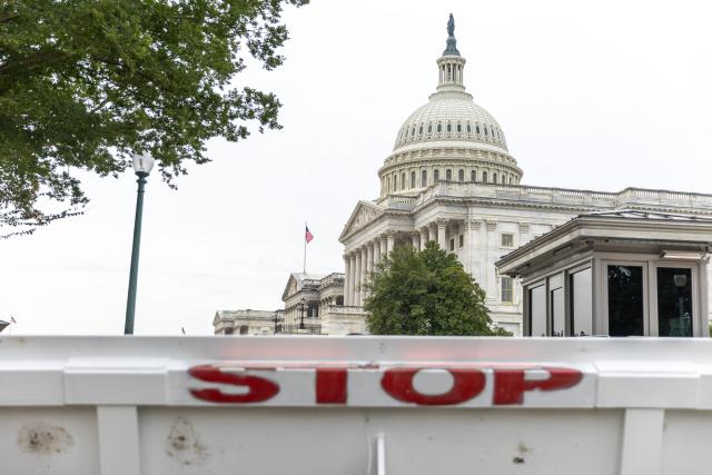 (250930) -- WASHINGTON, Sept. 30, 2025 (Xinhua) -- The U.S. Capitol building is seen in Washington D.C., the United States, on Sept. 30, 2025. The federal government will shut down at 12:01 a.m. Wednesday unless the U.S. Congress approves a federal spending bill in the next few hours. (Xinhua/Hu Yousong)
