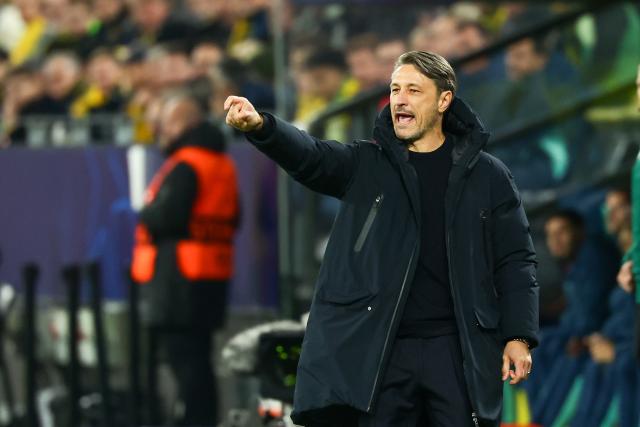 (251002) -- DORTMUND, Oct. 2, 2025 (Xinhua) -- Borussia Dortmund's head coach Niko Kovac gestures during the UEFA Champions League group stage 2nd round match between Borussia Dortmund and Athletic Club in Dortmund, Germany, Oct. 1, 2025. (Photo by Joachim Bywaletz/Xinhua)