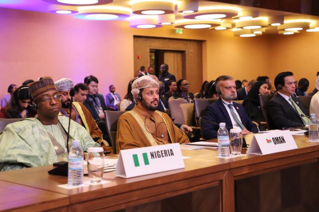 (251016) -- KAMPALA, Oct. 16, 2025 (Xinhua) -- Delegates attend a ministerial meeting of the Coordinating Bureau of the Non-Aligned Movement (NAM) in Kampala, Uganda, Oct. 15, 2025. Foreign ministers from member states of the Non-Aligned Movement (NAM) on Wednesday opened a two-day meeting in Uganda's capital Kampala, renewing calls for multilateralism amid rising geopolitical tensions.
TO GO WITH "NAM ministers renew call for multilateralism at Uganda meeting" (Photo by Ronald Ssekandi/Xinhua)