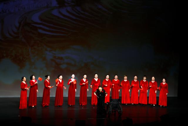 (251029) -- BUCHAREST, Oct. 29, 2025 (Xinhua) -- The "Embrace China--Beijing Sentiments" cultural performance is staged in Bucharest, Romania, Oct. 28, 2025. (Photo by Cristian Cristel/Xinhua)