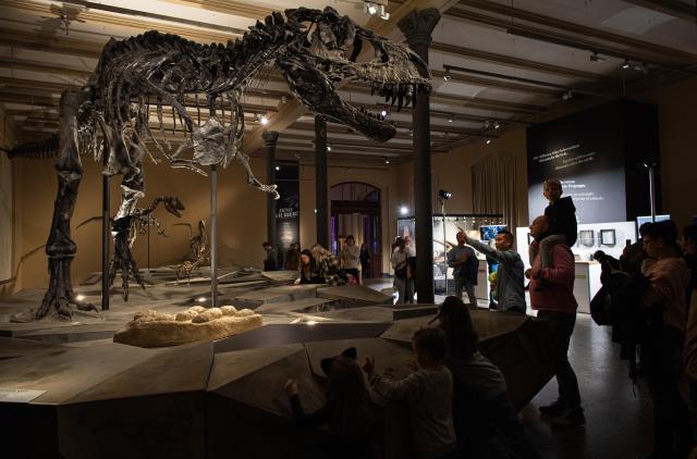 (251103) -- BEIJING, Nov. 3, 2025 (Xinhua) -- People visit the Museum of Natural History in Berlin, Germany, Nov. 1, 2025. (Xinhua/Zhang Haofu)