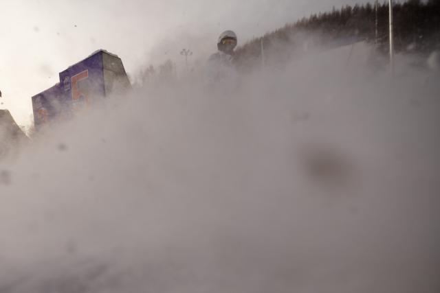 (251107) -- ARXAN, Nov. 7, 2025 (Xinhua) -- Chen Meiting of team China attends a training session of freestyle skiing aerials for the Milano-Cortina 2026 Olympic Winter Games in Arxan, north China's Inner Mongolia Autonomous Region, Nov. 7, 2025. (Xinhua/Fei Maohua)