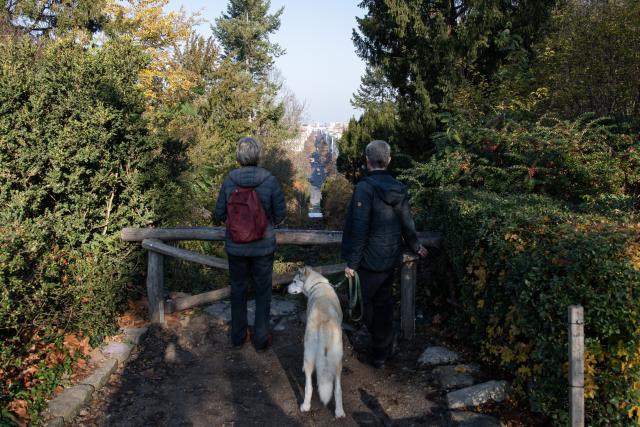 (251109) -- BERLIN, Nov. 9, 2025 (Xinhua) -- People enjoy the scenery at Viktoria Park in Berlin, Germany, Nov. 7, 2025. (Xinhua/Zhang Haofu)