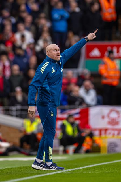 (251123) -- LONDON, Nov. 23, 2025 (Xinhua) -- Nottingham Forest's manager Sean Dyche gestures during the English Premier League match between Liverpool FC and Nottingham Forest FC in Liverpool, Britain, on Nov. 22, 2025. (Xinhua)
FOR EDITORIAL USE ONLY. NOT FOR SALE FOR MARKETING OR ADVERTISING CAMPAIGNS. NO USE WITH UNAUTHORIZED AUDIO, VIDEO, DATA, FIXTURE LISTS, CLUB/LEAGUE LOGOS OR "LIVE" SERVICES. ONLINE IN-MATCH USE LIMITED TO 45 IMAGES, NO VIDEO EMULATION. NO USE IN BETTING, GAMES OR SINGLE CLUB/LEAGUE/PLAYER PUBLICATIONS.