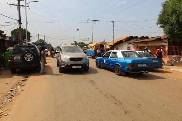 (251126) -- BISSAU, Nov. 26, 2025 (Xinhua) -- Photo taken on Nov. 26, 2025 shows a city view in Bissau, Guinea-Bissau. Guinea-Bissau's armed forces announced on Wednesday via the national television that they had assumed full powers of the country and imposed several emergency measures. (Xinhua/Darcio)