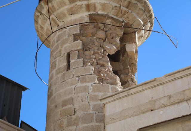 (251202) -- BEIT JINN, Dec. 2, 2025 (Xinhua) -- This photo taken on Dec. 1, 2025 shows a damaged building after Israeli airstrikes in Beit Jinn, Syria. Israeli forces carried out a new ground incursion into Syria's Quneitra countryside on Monday amid heightened military activity near the Israeli-occupied Golan Heights, according to a monitoring group and Syrian state media.
   The incursion followed a deadly Israeli operation in the town of Beit Jinn in southwestern Damascus on Friday, which Syrian authorities said killed 13 people, including women and children, and wounded over 24 others. (Str/Xinhua)