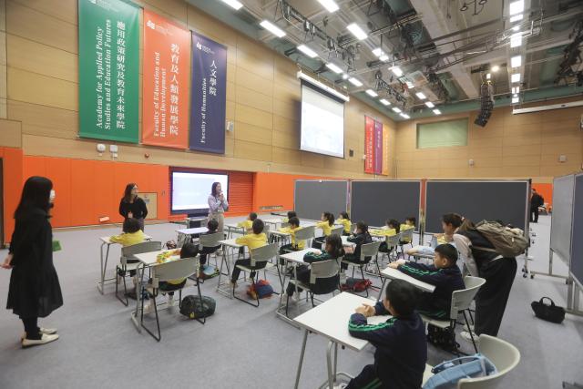 (251205) -- HONG KONG, Dec. 5, 2025 (Xinhua) -- Students have a class at a temporary learning space set up on campus of the Education University of Hong Kong in south China's Hong Kong, Dec. 4, 2025. The Education University of Hong Kong, located in Tai Po District, activated its emergency response mechanism and formulated a series of measures to support affected students and residents following the Tai Po fire.
   In addition to opening certain indoor sports facilities and other campus amenities, the university has also recruited retired teachers, psychologists, and others to provide temporary learning spaces and emotional support for families and students affected by the fire. (The Education University of Hong Kong/Handout via Xinhua)