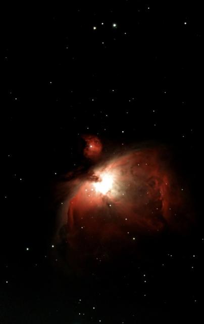 (251205) -- BEIJING, Dec. 5, 2025 (Xinhua) -- This photo taken with an intelligent astronomical telescope on Dec. 5, 2025 shows an image of the Orion Nebula, also known as Messier 42 (M42), the nearest star-forming region to Earth. In the Northern Hemisphere, the clear, crisp winter sky offers a glimpse into the wonders of the cosmos. People could see the Orion Nebula with binoculars or small astronomical equipment. (Xinhua/Xing Guangli)