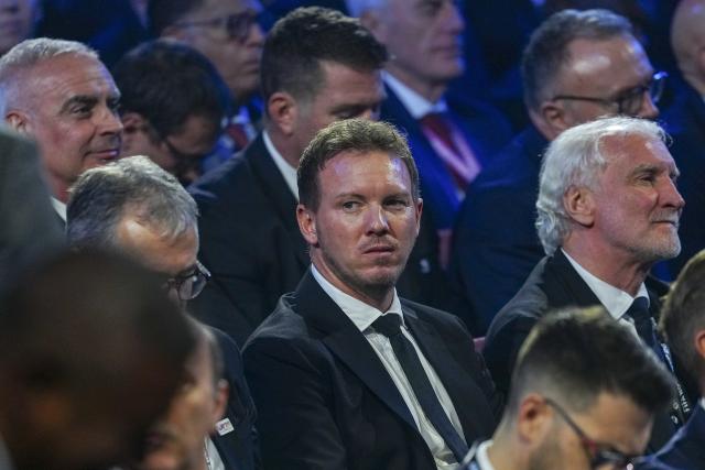 (251206) -- WASHINGTON D.C., Dec. 6, 2025 (Xinhua) -- German's head coach Julian Nagelsmann attends the FIFA World Cup 2026 Final Draw at the Kennedy Center in Washington D.C., the United States, Dec. 5, 2025. (Xinhua/Jia Haocheng)
