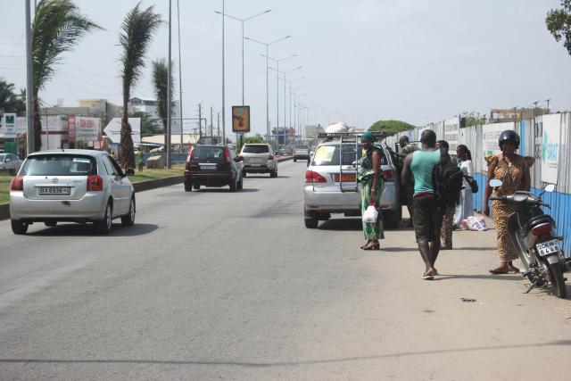 (251207) -- COTONOU, Dec. 7, 2025 (Xinhua) -- This photo taken on Dec. 7, 2025 shows a street view of Cotonou, Benin. Benin's armed forces have foiled an attempted mutiny aimed at destabilizing the state and its institutions, Minister of Interior and Public Security Alassane Seidou said in a statement on Sunday. (Photo by Seraphin Zounyekpe/Xinhua)