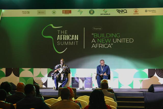 (251217) -- ACCRA, Dec. 17, 2025 (Xinhua) -- Guests attend the African Summit in Accra, Ghana, on Dec. 16, 2025. The inaugural African Summit, themed "Building a New United Africa," opened Tuesday in Accra, Ghana's capital, bringing together policymakers and stakeholders from across the continent to build consensus on a more integrated, interdependent and interconnected Africa. (Xinhua/Gao Jianfei)