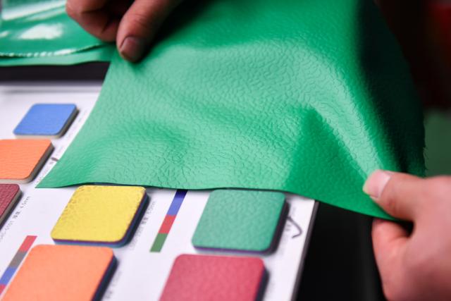 (251218) -- GUANGYUAN, Dec. 18, 2025 (Xinhua) -- A worker checks the color consistency of roll flooring samples at a workshop in Guangyuan, southwest China's Sichuan Province, Dec. 12, 2025. The home furnishing industry of Guangyuan stands out for its high quality, and its roll flooring products sell well across China and overseas.  
  In Tashkent, the capital of Uzbekistan, a building supplies store that sells flooring products from Guangyuan is doing brisk business. Jamshid Tashpulatov, the owner of the store, hopes to cooperate with more Chinese companies as the business keeps growing.
  Historically a key stop connecting China with other countries, Guangyuan is now emerging as a new landmark for western China's opening up. (Xinhua/Chen Zhenhai)