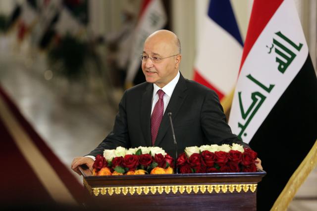 (251218) -- UNITED NATIONS, Dec. 18, 2025 (Xinhua) -- This file photo taken on Sept. 2, 2020 shows Barham Ahmed Salih in Baghdad, Iraq. The UN General Assembly (UNGA) on Thursday elected former Iraqi president Barham Ahmed Salih as the next United Nations High Commissioner for Refugees, to succeed Filippo Grandi of Italy. (Xinhua)