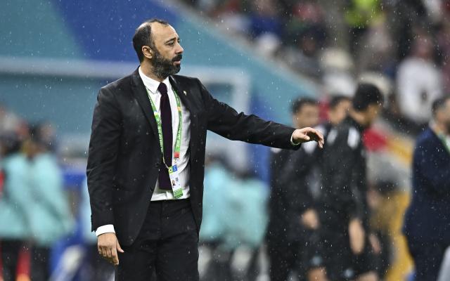 (251219) -- LUSAIL, Dec. 19, 2025 (Xinhua) -- Tarik Sektioui, head coach of Morocco reacts during the FIFA Arab Cup 2025 final match between Jordan and Morocco at Lusail Stadium in Lusail, Qatar, on Dec. 18, 2025. (Photo by Nikku/Xinhua)
