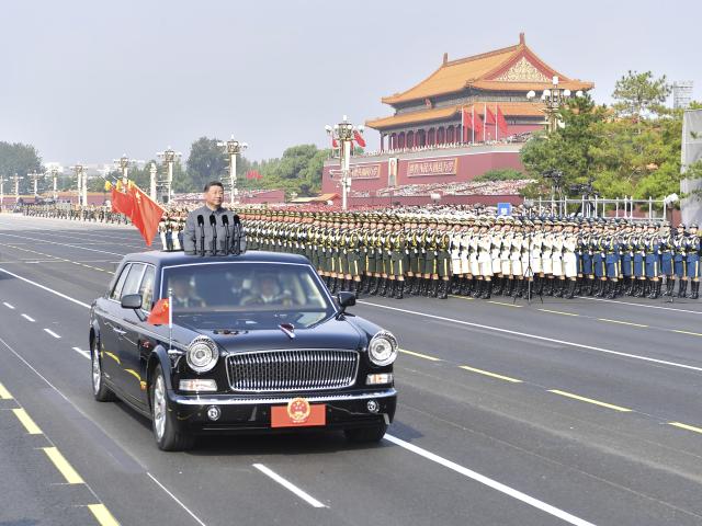 (251231) -- BEIJING, Dec. 31, 2025 (Xinhua) -- Chinese President Xi Jinping, also general secretary of the Communist Party of China Central Committee and chairman of the Central Military Commission, reviews troops during a grand gathering commemorating the 80th anniversary of the victory in the Chinese People's War of Resistance against Japanese Aggression and the World Anti-Fascist War in Beijing, capital of China, Sept. 3, 2025. (Xinhua/Li Gang)