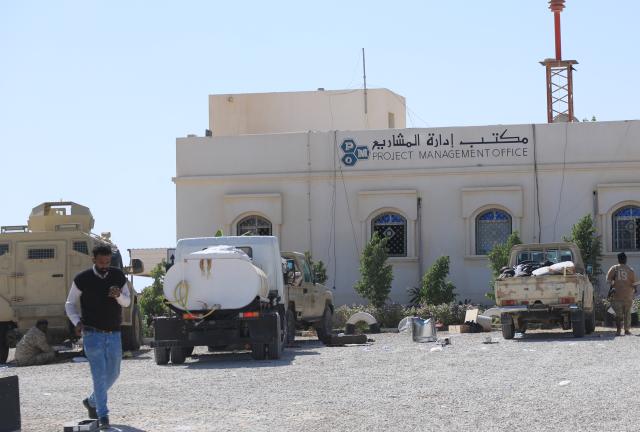 (260105) -- MUKALLA, Jan. 5, 2026 (Xinhua) -- This photo taken on Jan. 5, 2026 shows the exterior view of a state institution after Southern Transitional Council fighters withdrew in Mukalla, capital of Hadramout province, Yemen. Yemen's internationally recognized government said on Saturday its forces had regained full control of the oil-rich southeastern province of Hadramout after a Saudi-backed military operation forced out fighters loyal to the Southern Transitional Council (STC). (Str/Xinhua)