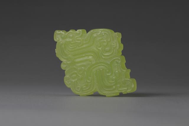 (260107) -- FUPING, Jan. 7, 2026 (Xinhua) -- This undated file photo shows a jadeware unearthed from a tomb of the Changchun Ruins in Fuping County, Weinan City of northwest China's Shaanxi Province. A cluster of 31 tombs dating back nearly 3,000 years was discovered in northwest China's Shaanxi Province, providing evidence for the study of political and social development of that period, said archaeologists on Tuesday.
   TO GO WITH "Ancient tomb cluster discovered in northwest China" (Shaanxi Academy of Archaeology/Handout via Xinhua)