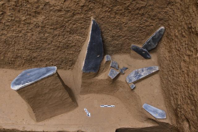 (260107) -- FUPING, Jan. 7, 2026 (Xinhua) -- This undated file photo shows the archeological artifacts unearthed from the Changchun Ruins in Fuping County, Weinan City of northwest China's Shaanxi Province. A cluster of 31 tombs dating back nearly 3,000 years was discovered in northwest China's Shaanxi Province, providing evidence for the study of political and social development of that period, said archaeologists on Tuesday.
   TO GO WITH "Ancient tomb cluster discovered in northwest China" (Shaanxi Academy of Archaeology/Handout via Xinhua)