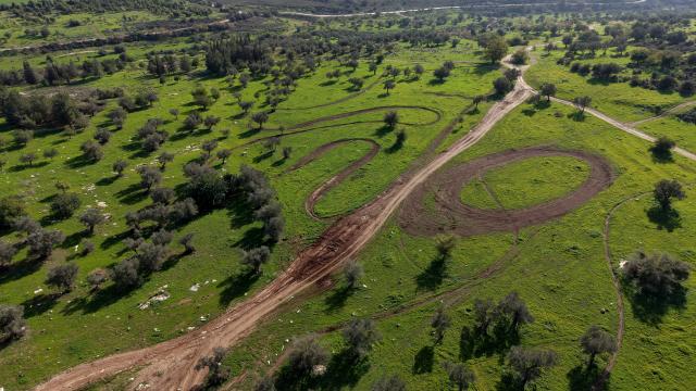 (260109) -- JERUSALEM, Jan. 9, 2026 (Xinhua) -- This aerial drone photo taken on Jan. 8, 2026 shows a view of Ben Shemen Forest in central Israel. Due to early-arrived and substantial winter rainfall this year, the forest has burst into vibrant life. (Photo by Gil Cohen Magen/Xinhua)