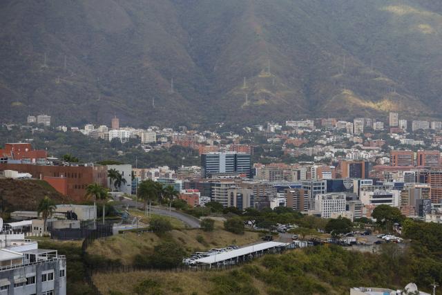 (260109) -- CARACAS, Jan. 9, 2026 (Xinhua) -- Photo taken on Jan. 9, 2026, shows the U.S. Embassy building(left) in Caracas, Venezuela. The U.S. official said Friday that personnel from the State Department's Colombia-based Venezuela Affairs Unit, including the unit's chargé d'affaires John McNamara, will "conduct an initial assessment for a potential phased resumption of operations" in Caracas, where the U.S. embassy was closed in 2019 with all embassy staff withdrawn. (Str/Xinhua)