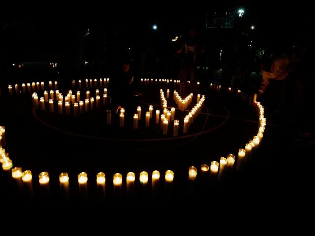 (260111) -- LOS ANGELES, Jan. 11, 2026 (Xinhua) -- People participate in a vigil to mourn Renee Good, who was killed in a fatal shooting by an Immigration and Customs Enforcement (ICE) agent, in Carson, Los Angeles County, California, the United States, on Jan. 10, 2026. TO GO WITH "Dozens of protests against ICE held across U.S. California" (Xinhua)