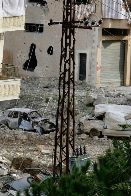 (260112) -- KFAR HATTA, Jan. 12, 2026 (Xinhua) -- This photo taken on Jan. 12, 2026 shows residential buildings and vehicles destroyed in Israeli airstrikes in Kfar Hatta, southern Lebanon. The Israeli forces carried out on Sunday afternoon airstrikes on the village of Kfar Hatta in southern Lebanon's Litani River area, Lebanon's official National News Agency (NNA) reported.
   A Lebanese security source told Xinhua that Israeli warplanes carried out more than 35 airstrikes in three waves, firing around 70 missiles at Hezbollah positions and residential buildings in Kfar Hatta. The strikes caused extensive destruction, damaging dozens of homes. (Photo by Ali Hashisho/Xinhua)