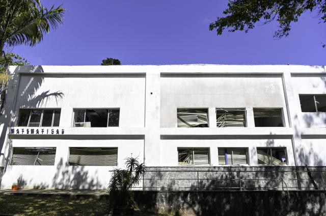(260119) -- MIRANDA STATE(VENEZUELA), Jan. 19, 2026 (Xinhua) -- This photo taken on Jan. 19, 2026 shows the damaged Mathematics Center at the Venezuelan Institute for Scientific Research in Miranda State, Venezuela. As Venezuela's premier hub for scientific research and talent cultivation, The Venezuelan Institute for Scientific Research suffered significant damage during the U.S. attack on Venezuela which caused damage to buildings and precision scientific equipment in the early hours of January 3. (Xinhua/Ding Hongfa)