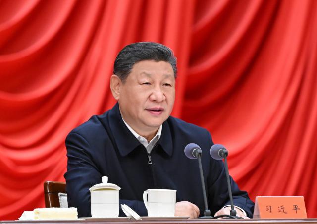 (260120) -- BEIJING, Jan. 20, 2026 (Xinhua) -- Chinese President Xi Jinping, also general secretary of the Communist Party of China (CPC) Central Committee and chairman of the Central Military Commission, addresses the opening of a study session at the Party School of the CPC Central Committee (National Academy of Governance) for principal officials at the provincial and ministerial level, Jan. 20, 2026. (Xinhua/Xie Huanchi)
