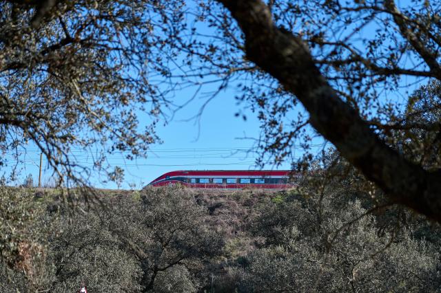 (260120) -- CORDOBA, Jan. 20, 2026 (Xinhua) -- Photo taken on Jan. 20, 2026 shows a train at the high-speed train collision site near Adamuz, in Cordoba, Spain. Two high-speed trains collided in Cordoba Province in southern Spain on January 18, causing heavy casualties. (Xinhua/Meng Dingbo)