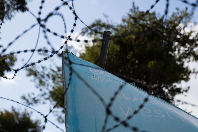 (260120) -- JERUSALEM, Jan. 20, 2026 (Xinhua) -- Photo taken on Jan. 20, 2026 shows the sign of the United Nations Relief and Works Agency for Palestine Refugees (UNRWA) in East Jerusalem. Israeli authorities on Tuesday demolished several buildings within the East Jerusalem compound of the UNRWA, an action that drew immediate and sharp condemnation from the UN body.
UN Secretary-General Antonio Guterres on Tuesday condemned Israel's demolition of a UN compound in East Jerusalem, said his deputy spokesman. (Xinhua/Chen Junqing)