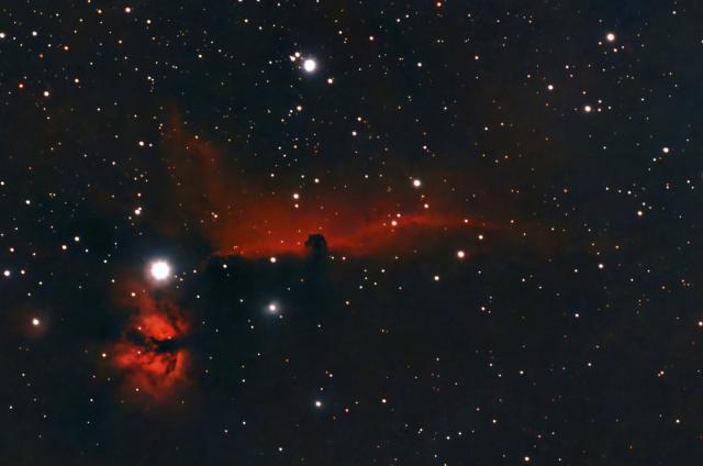 (260121) -- BEIJING, Jan. 21, 2026 (Xinhua) -- This photo taken on Jan. 20, 2026 shows the Horsehead Nebula seen from Beijing, capital of China. (Xinhua/Xing Guangli)