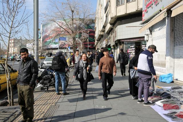 (260124) -- TEHRAN, Jan. 24, 2026 (Xinhua) -- This photo taken on Jan. 24, 2026 shows a street view in Tehran, Iran. (Xinhua)