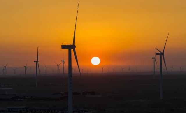 (260125) -- BEIJING, Jan. 25, 2026 (Xinhua) -- An aerial drone photo taken on Aug. 20, 2024 shows a wind farm in Lingwu City, northwest China's Ningxia Hui Autonomous Region. China is the undisputed global powerhouse in wind energy. From the Gobi to the sea, wind power forms a cornerstone of the country's transition toward a cleaner and more sustainable development model.
   For 15 consecutive years, China has ranked first worldwide in installed wind power capacity. By the end of November 2025, its total installed capacity had exceeded 600 million kilowatts, far exceeding that of any other nation, official data show.
   With vast onshore wind farms across its northern and western regions and rapidly expanding offshore projects along the eastern coastline, China's wind energy not only provides clean electricity to millions of households but also plays a crucial role in reducing carbon emissions.
   Beyond its borders, China has actively shared its green achievements. During the 2021-2025 period, the wind power and photovoltaic products China exported helped reduce around 4.1 billion tons of carbon emissions in other countries, official data show.
   Bolstered by the world's largest renewable energy system, ongoing technological innovation and strong policy support, China is poised to continue international cooperation in advancing the global transition to a green, low-carbon future, contributing to the shared vision of a clean and beautiful world. (Xinhua/Yang Zhisen)