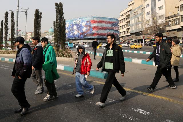 (260125) -- TEHRAN, Jan. 25, 2026 (Xinhua) -- This photo taken on Jan. 25, 2026 shows a street view in Tehran, Iran. (Xinhua)