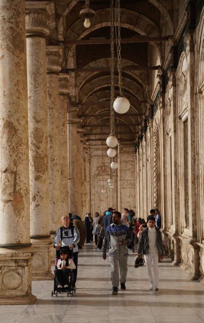 (260130) -- CAIRO, Jan. 30, 2026 (Xinhua) -- Tourists visit the Saladin Citadel in Cairo, Egypt, Jan. 30, 2026. (Xinhua/Zhang Haobo)